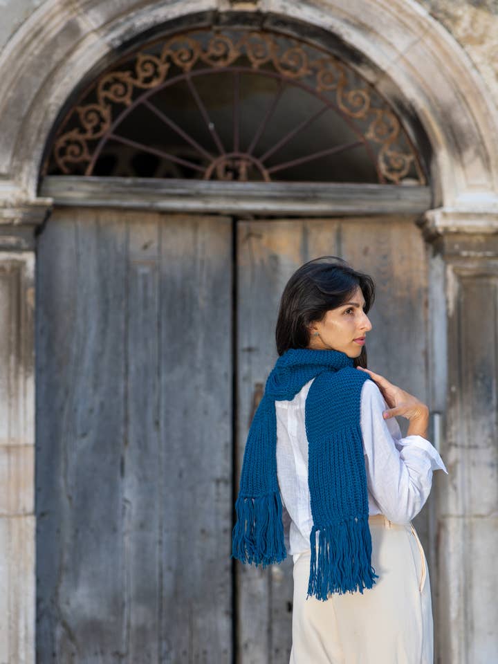 Håndlavet 100% Baby Alpaca Tørklæde for engroshandel hos Luxalpaca di R.T.