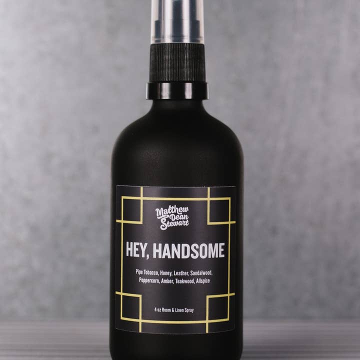 HEY, HANDSOME ROOM & LINEN SPRAY for wholesale by Matthew Dean Stewart