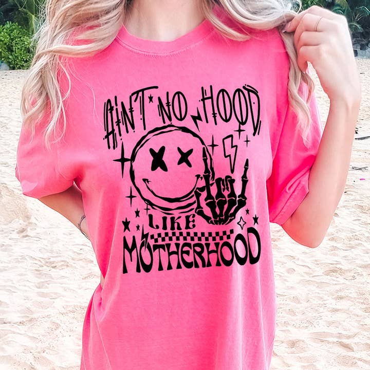 Ain't No Hood Like Motherhood 2024 - Funny Mom CC Shirt for wholesale by House Of Rodan