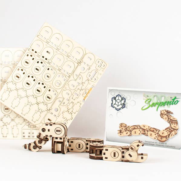 EXTENSION for the articulated wooden game “SERPENTO” for wholesale by NKD Puzzle