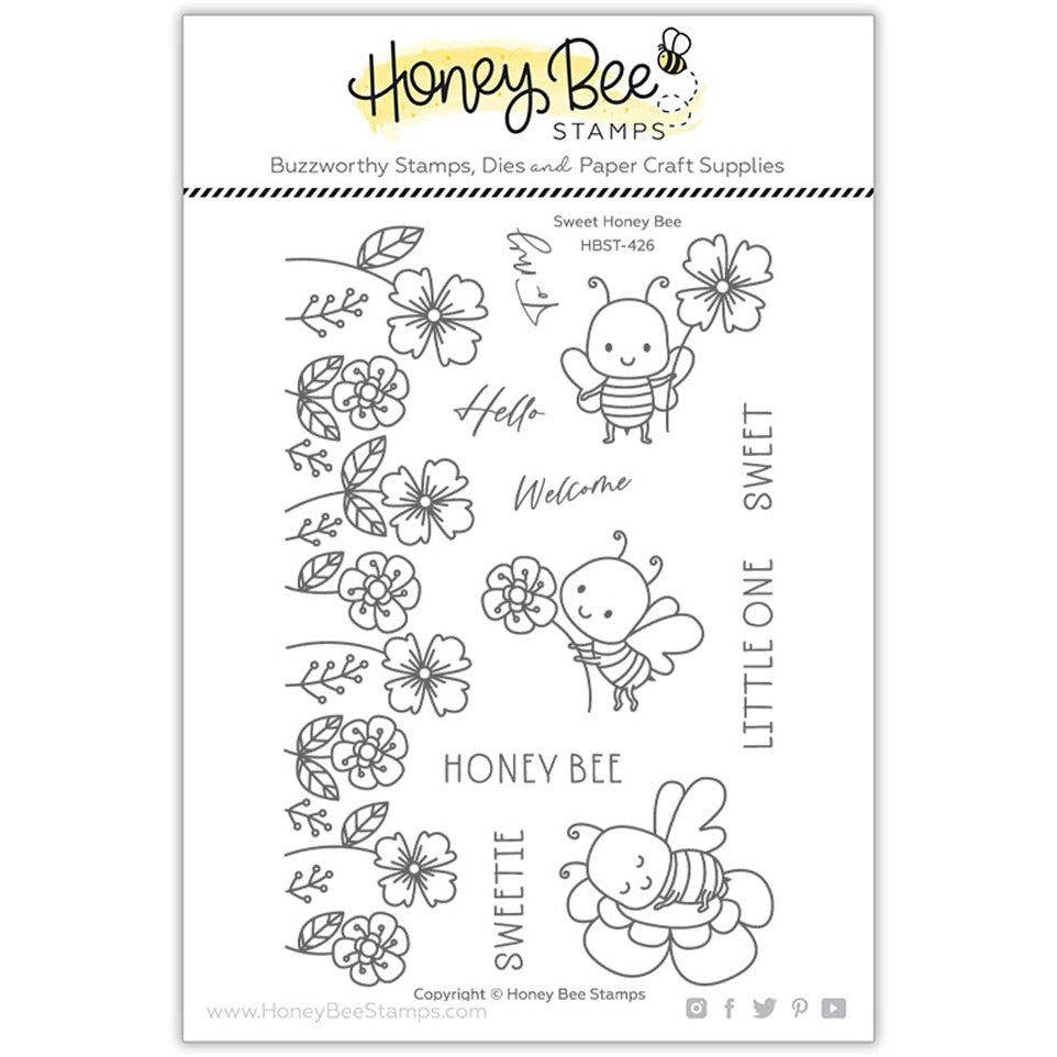 Honey Bee Stamps - Vendita all'ingrosso Timbro in gomma/decorativo - Dolce Ape - Set di Timbri in Fotopolimero 4x69