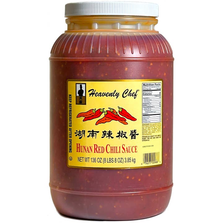 Golden West Specialty Foods - Wholesale Sauce - Heavenly Chef Hunan Red Chili Sauce - 1 Gallon (128 fl oz)