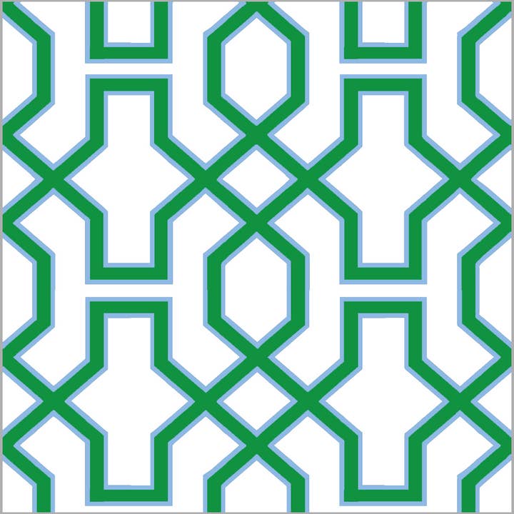 Continuous Roll Gift Wrap | Green Trellis for wholesale by WH Hostess Social Stationery