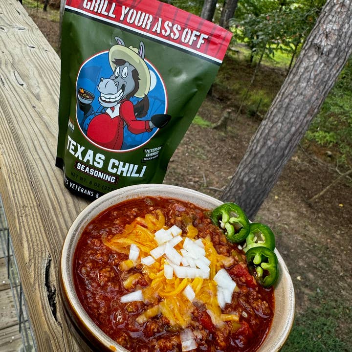 Grill Your Ass Off - Spices, Rubs, Seasonings, Sauces, Jerky - Wholesale Dried Spice Mix - Texas Chili-Classic Texas Chili Blend for Stews, Tacos & BBQ3