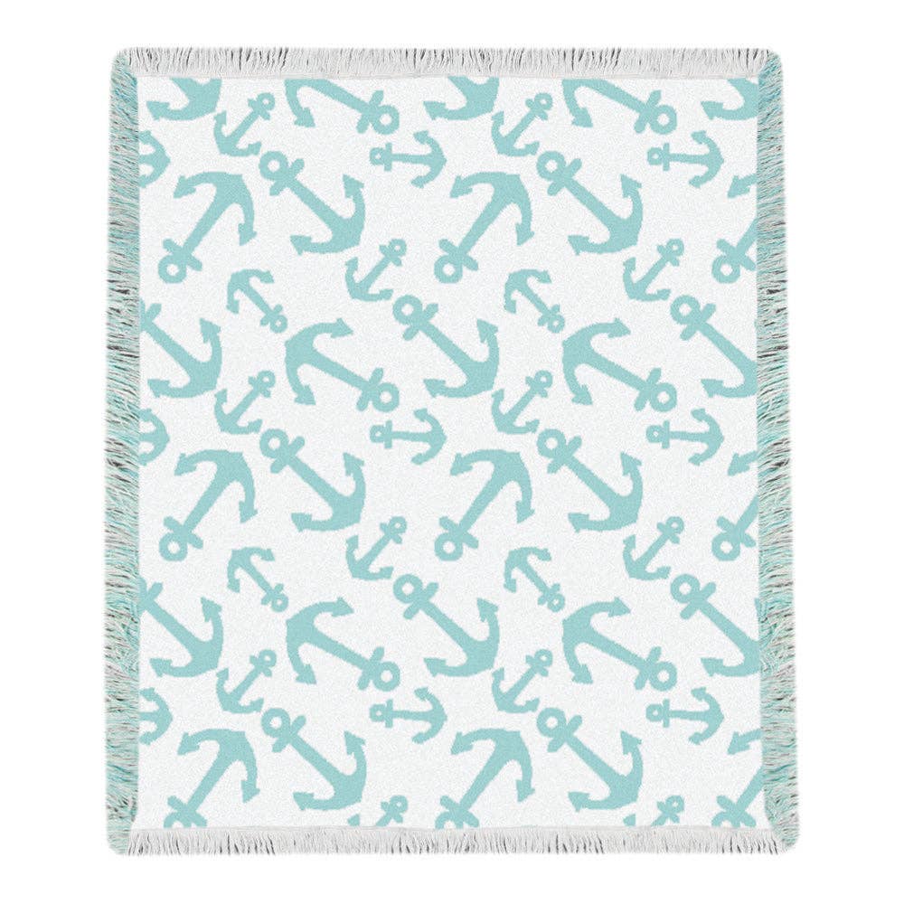 Manual Woodworkers and Weavers, Inc. – Großhandel Überwurfdecke – Anker -48X60 Rayon Throw0