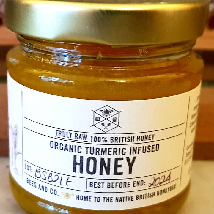 Bees & Co – wholesale Honey – Organic Turmeric Infused in Special Edition Borage Hone