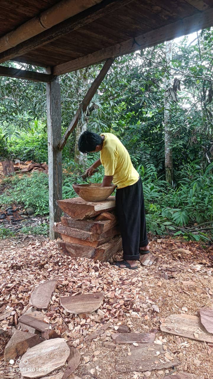 Sobremesa - Wholesale Bowl - 17" Large Classic Round Wood Salad Bowl | Wood Bowl 9