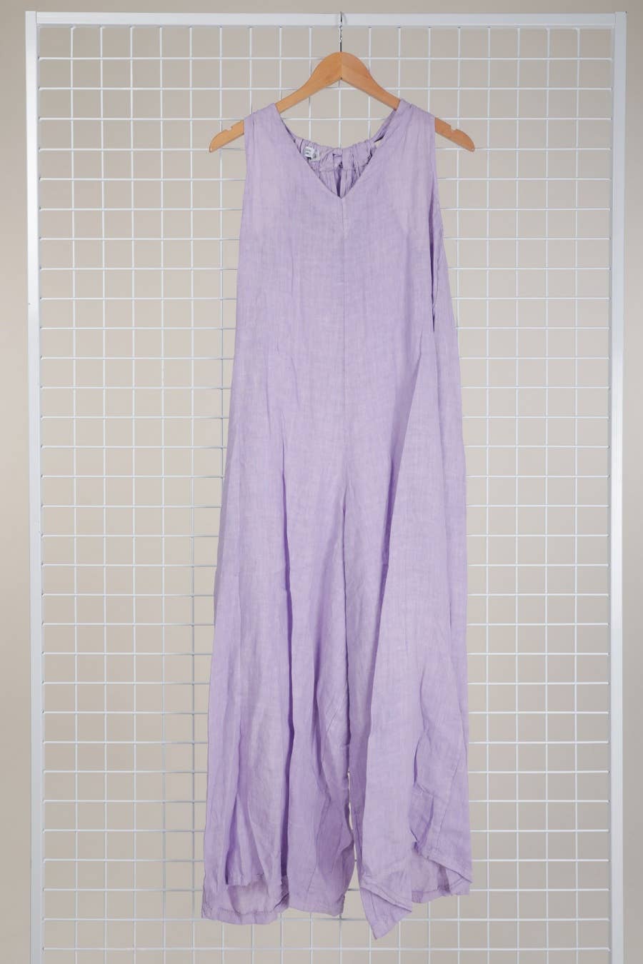 la maison des fibres naturelles – wholesale Jumpsuit – Women's – Sleeveless jumpsuit in 100% linen 6201439