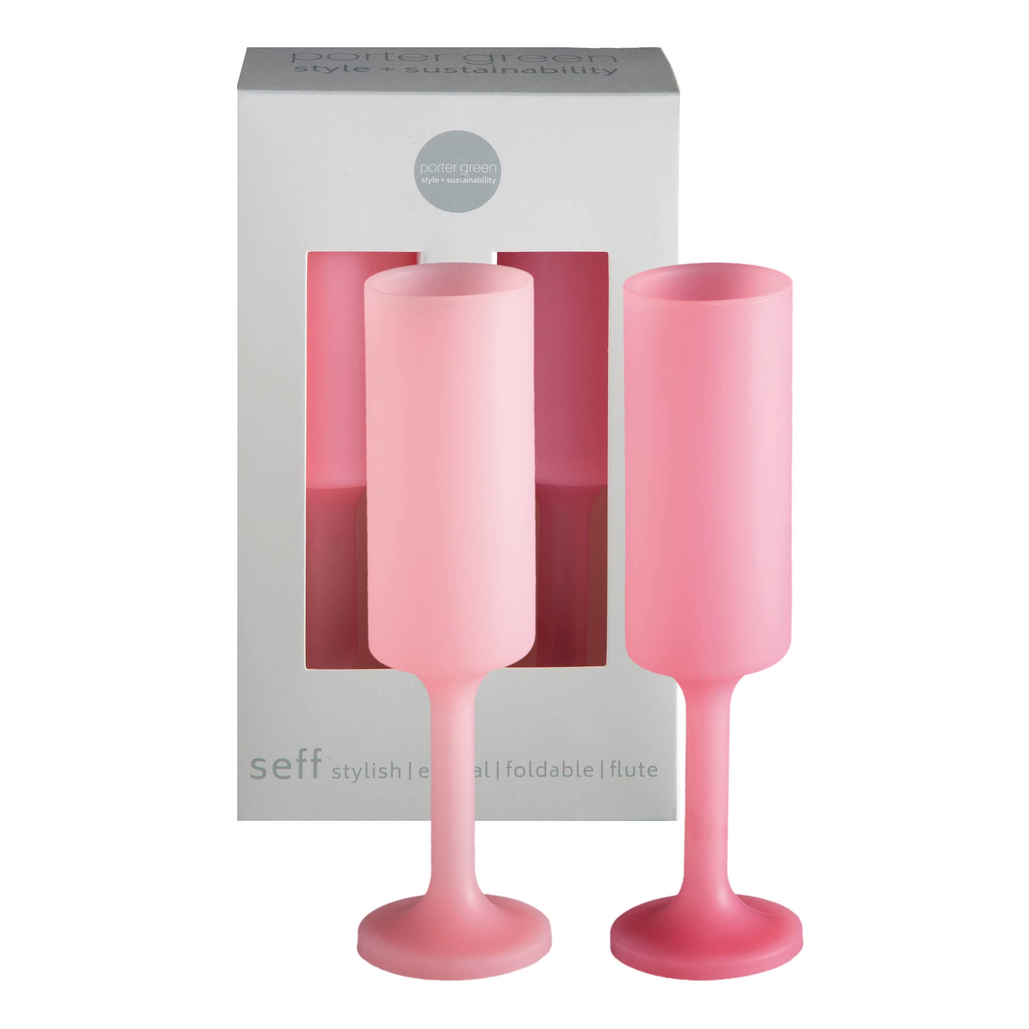 porter green | style + sustainability - Wholesale Champagne Flute - Petalo | Seff | Silicone Unbreakable Champagne Flutes0
