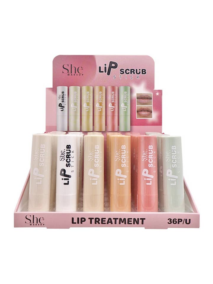 Makeup She LSC03 Lip Scrub Stick - 36 pcs for wholesale by PINEAPPLE Beauty