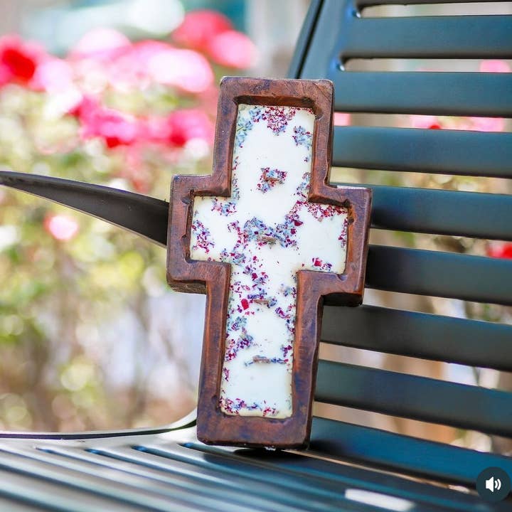 My Amigos Imports - Wholesale Candle Holder - Cross Dough Bowl-Candle Ready-6x12-Small-3 Color Choices