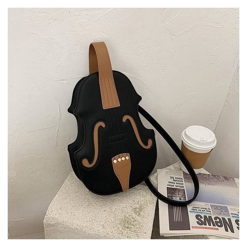 ShieldChic - Wholesale Crossbody Bag - Women's - Creative Violin Shape Crossbody Bag7
