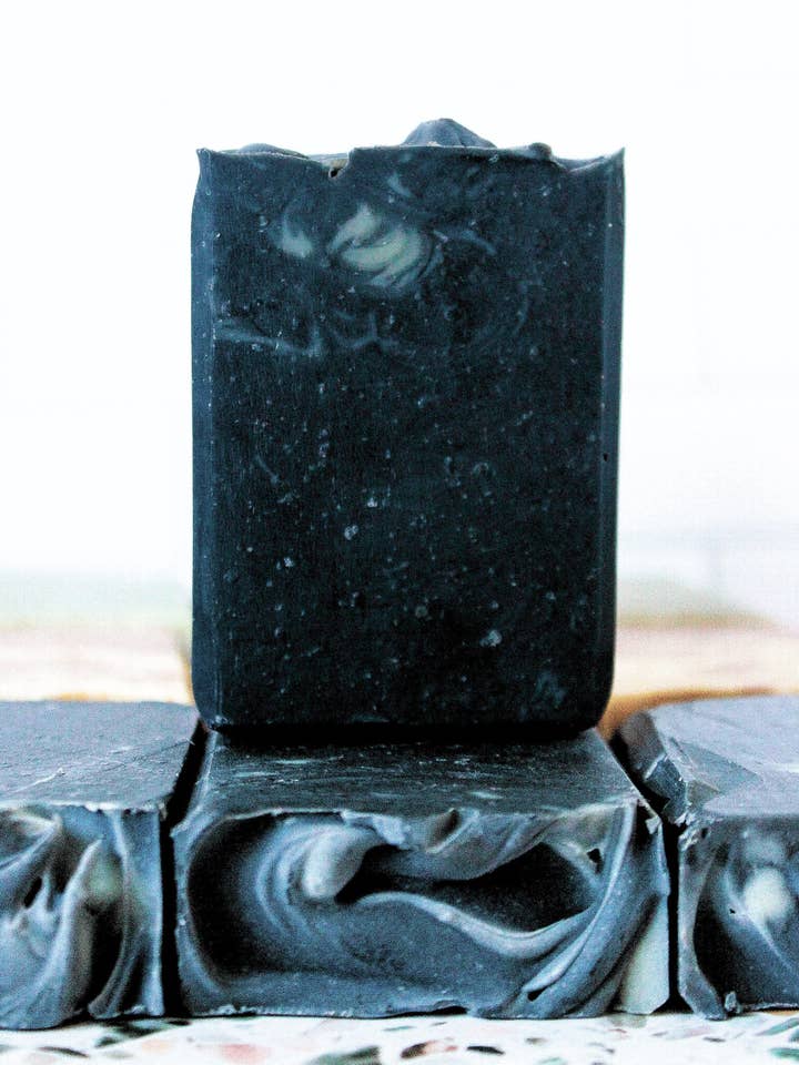Detox - Artisan Tallow + Activated Charcoal Soap for wholesale by Blue Butterfly Botanicals