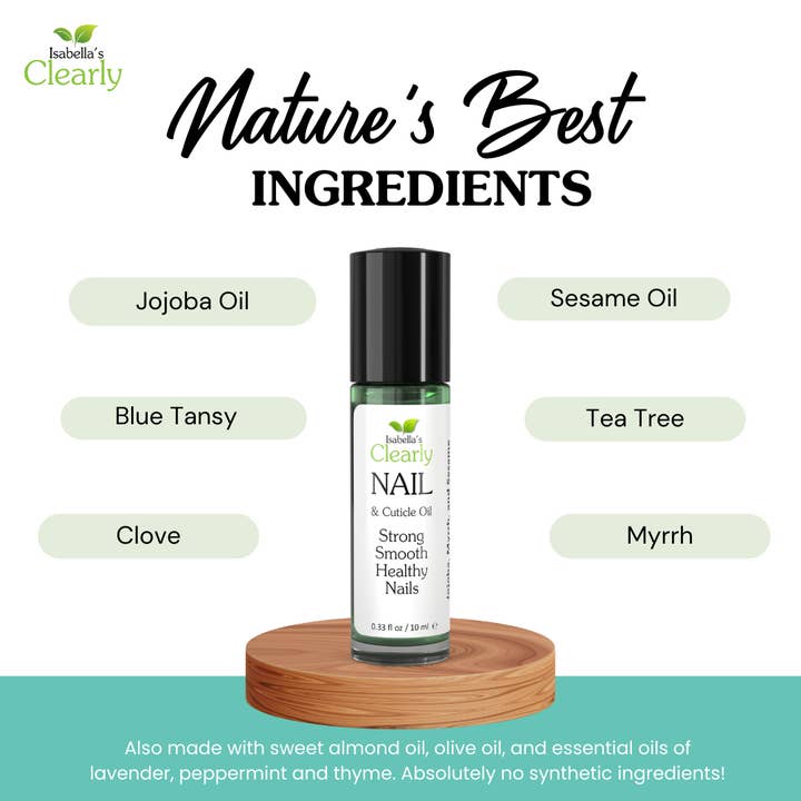 Isabella's Clearly - Wholesale Cuticle Oil - NAIL, Nourishing Oil for Strong Nails and Soft Cuticles