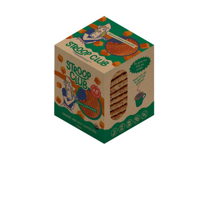 Gluten Free Caramel Organic Stroopwafel 8-pack and other Purchase wholesale gluten free baking ingredients. Free returns & net 60 terms on Faire trending on Faire.