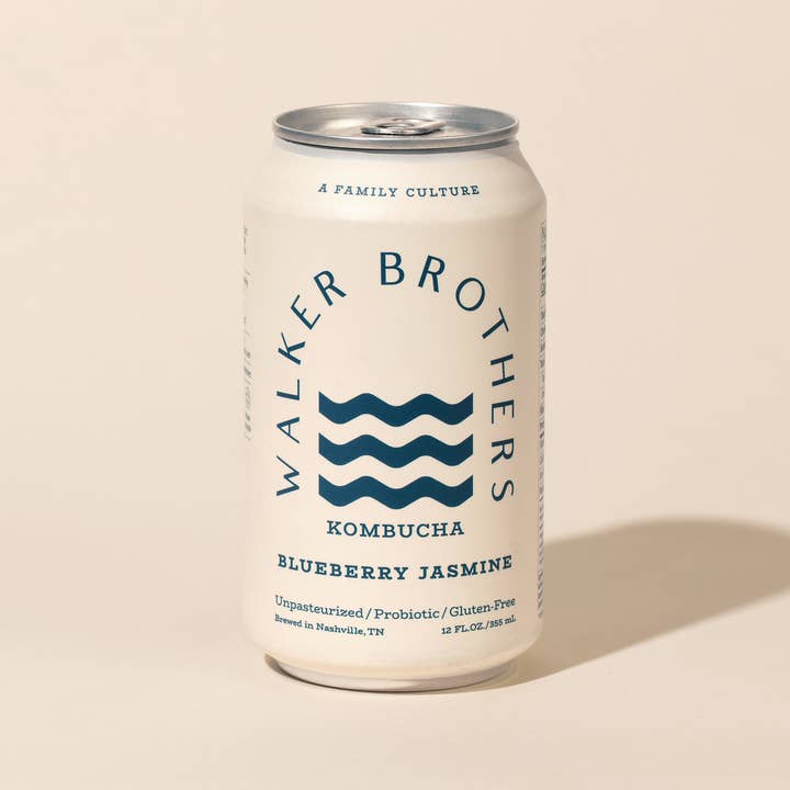 Blueberry Jasmine Non-Alcoholic Kombucha for wholesale by Walker Brothers