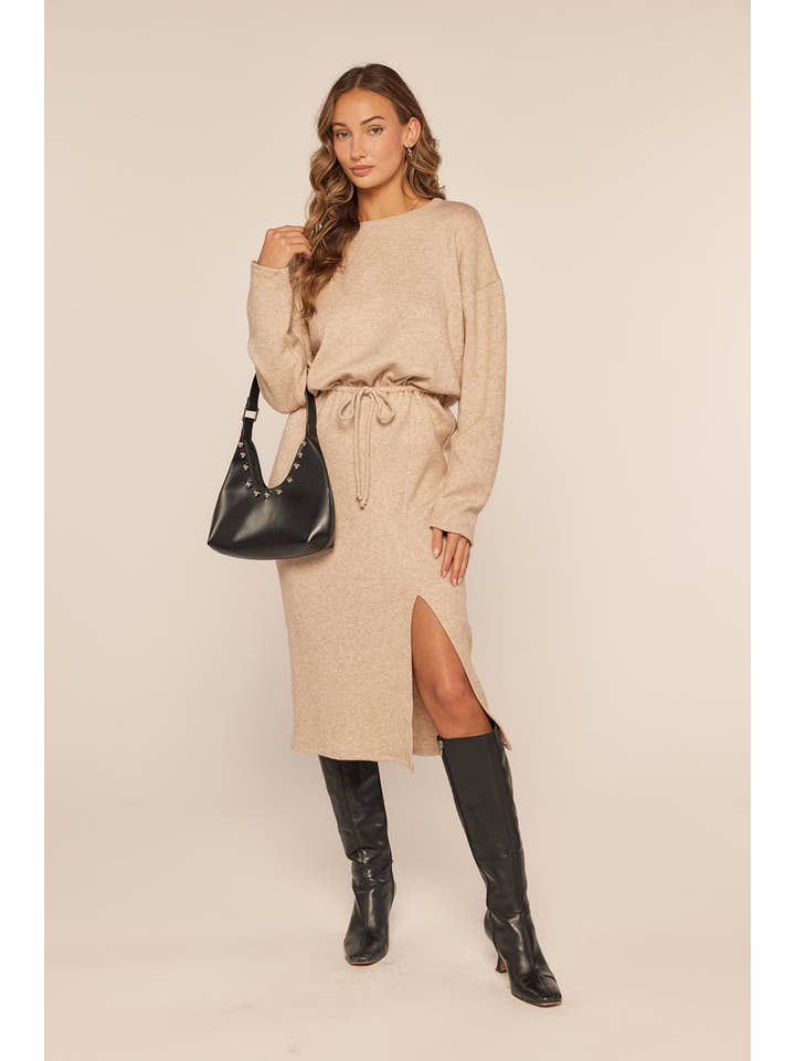 Oatmeal Terri Dress for wholesale on Faire