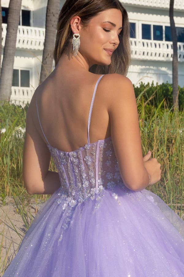 Babyfox Apparel – Großhandel Abendkleid – Damen – Ärmelloses Bustier-Illusion-Top A-Linien-Kleid13