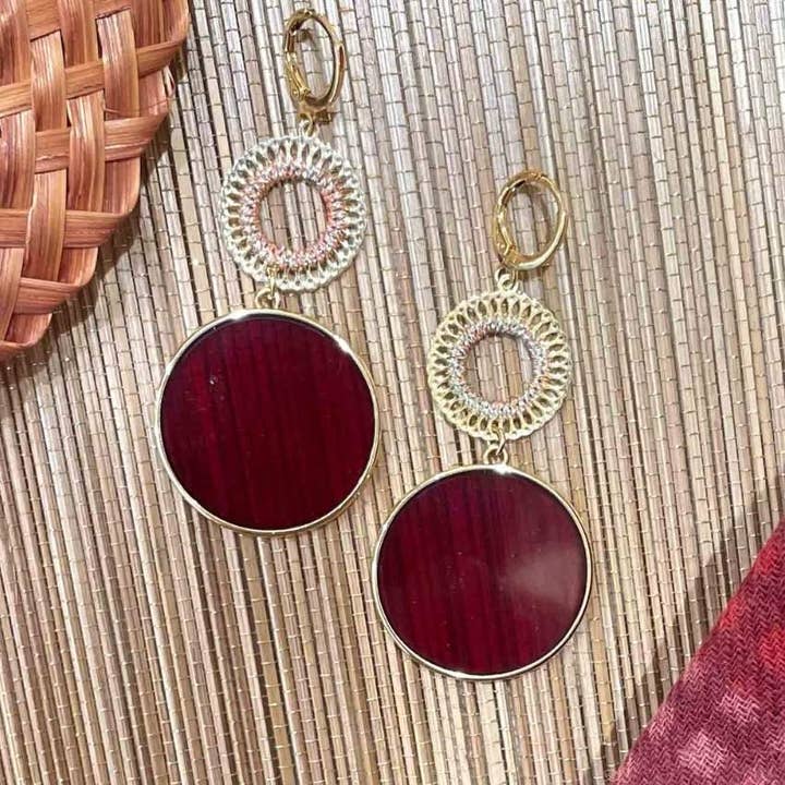 Treviso Garnet øreringe for engroshandel hos NAODE Paris