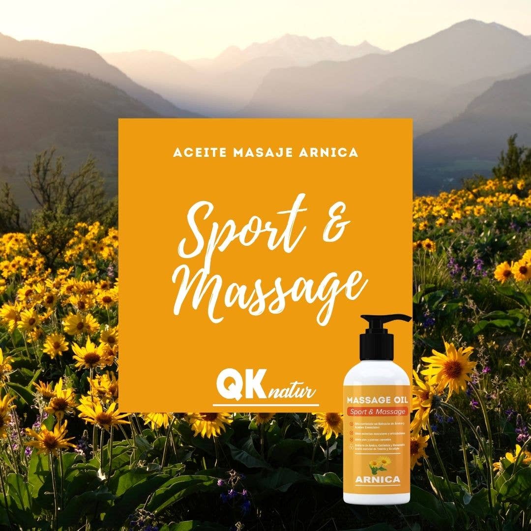 Qknatur - Wholesale Massage Oil/Gel - ARNICA - Massage oil with Arnica extract - 500ml4