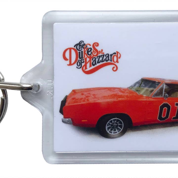Dodge Charger1968 (Dukes of Hazzard)- Keyring 50 x35mm image for wholesale by Witherden's Workshop