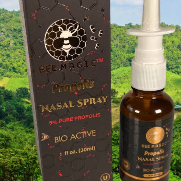 Bee Magic - Vendita all'ingrosso Cura del naso - Spray nasale al 5% di propoli, Kosher OU