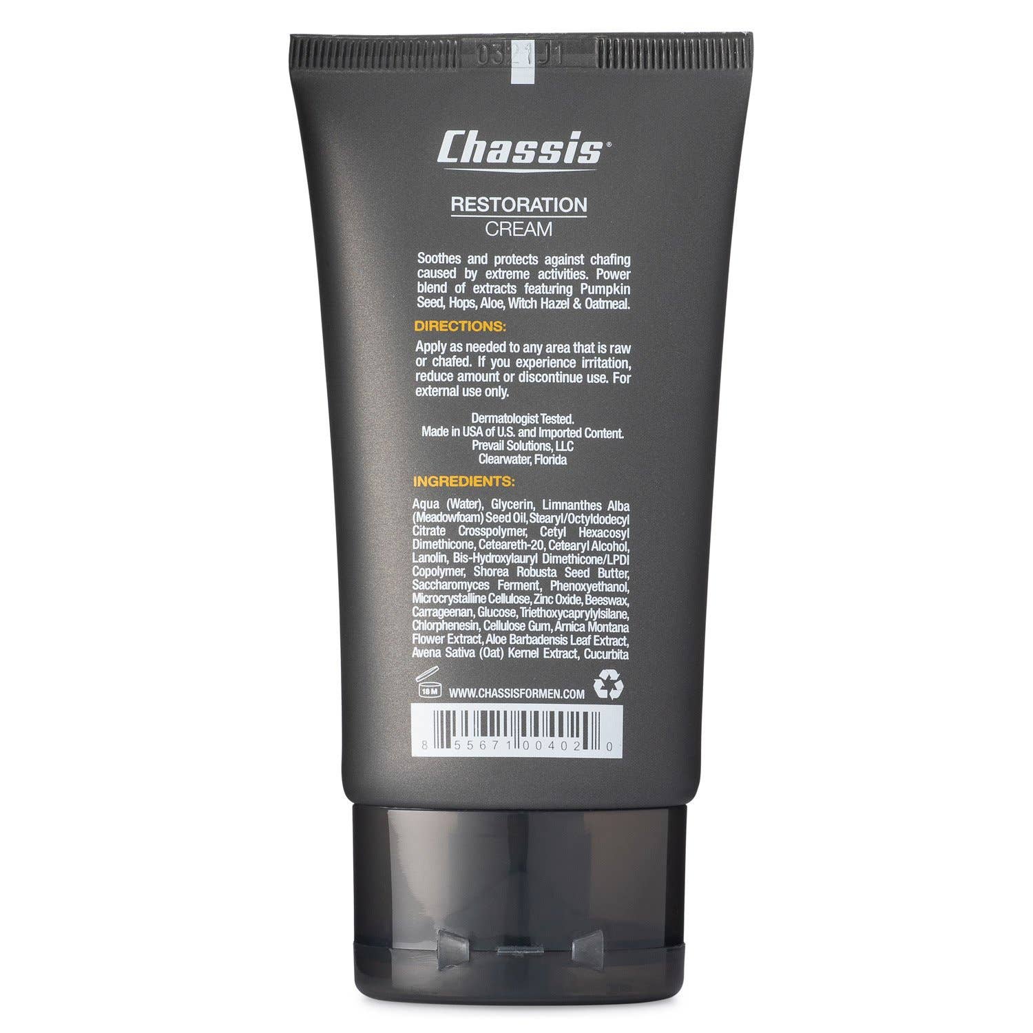 Chassis – wholesale Body cream/lotion – Men's – Chassis Restoration Cream6