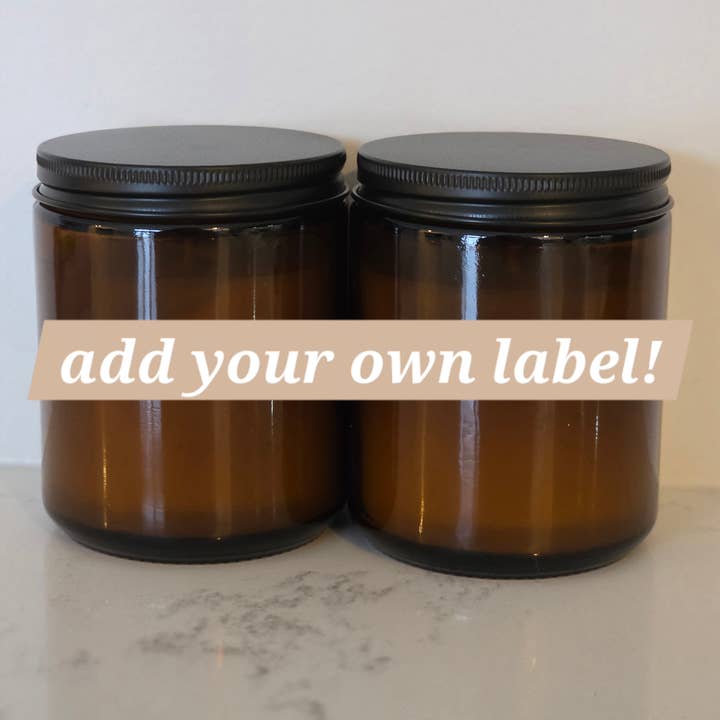 Hand-Made White Label Candles - Custom Branding Ready for wholesale by Sera & Sophie