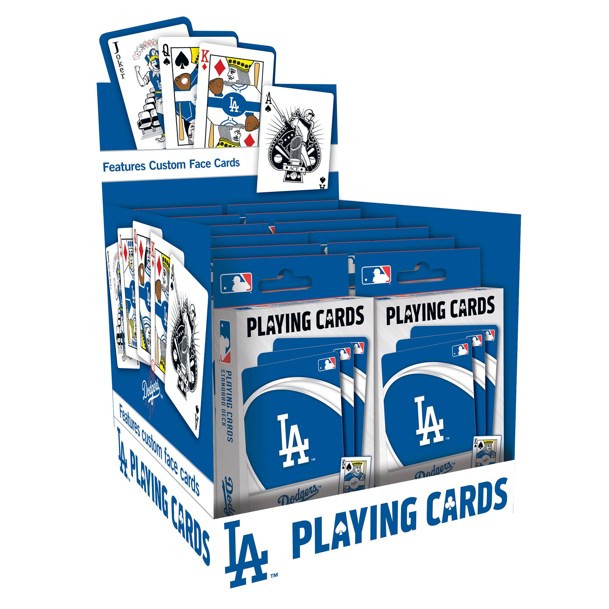 Masterpieces Puzzles - Wholesale Playing Cards - Los Angeles Dodgers Playing Cards3