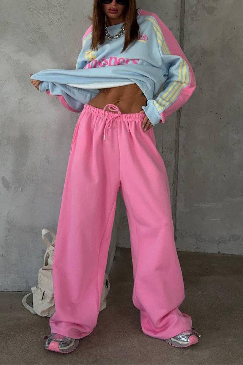 Mccolin - Venta al por mayor Conjunto de ropa cómoda - Mujer - Conjunto de Pantalones Informales con Estampado de Logo6