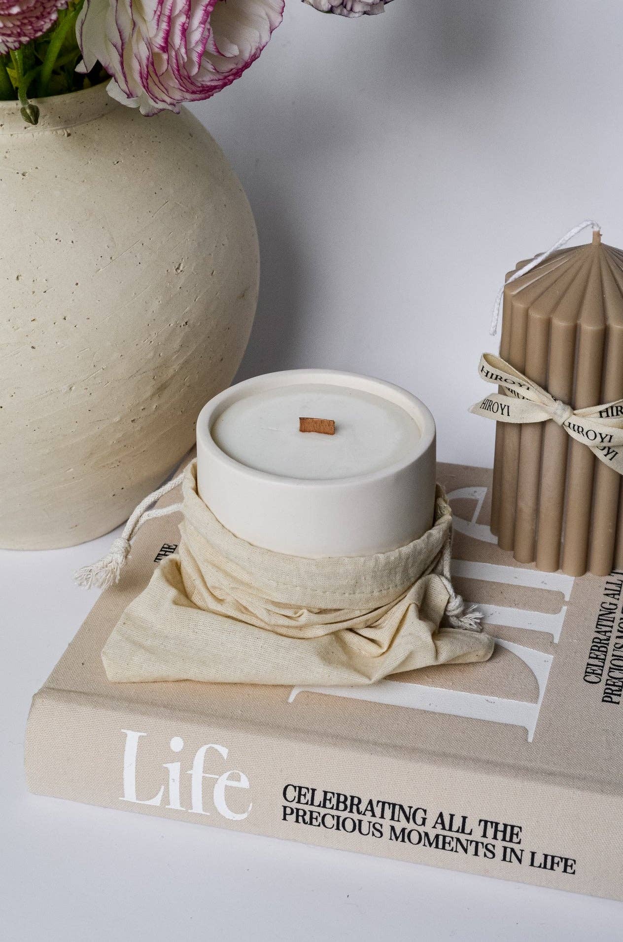 Hiroyi Decor - Wholesale Jar/Filled Candle - Warmth of Spain Modern Candle Jar1