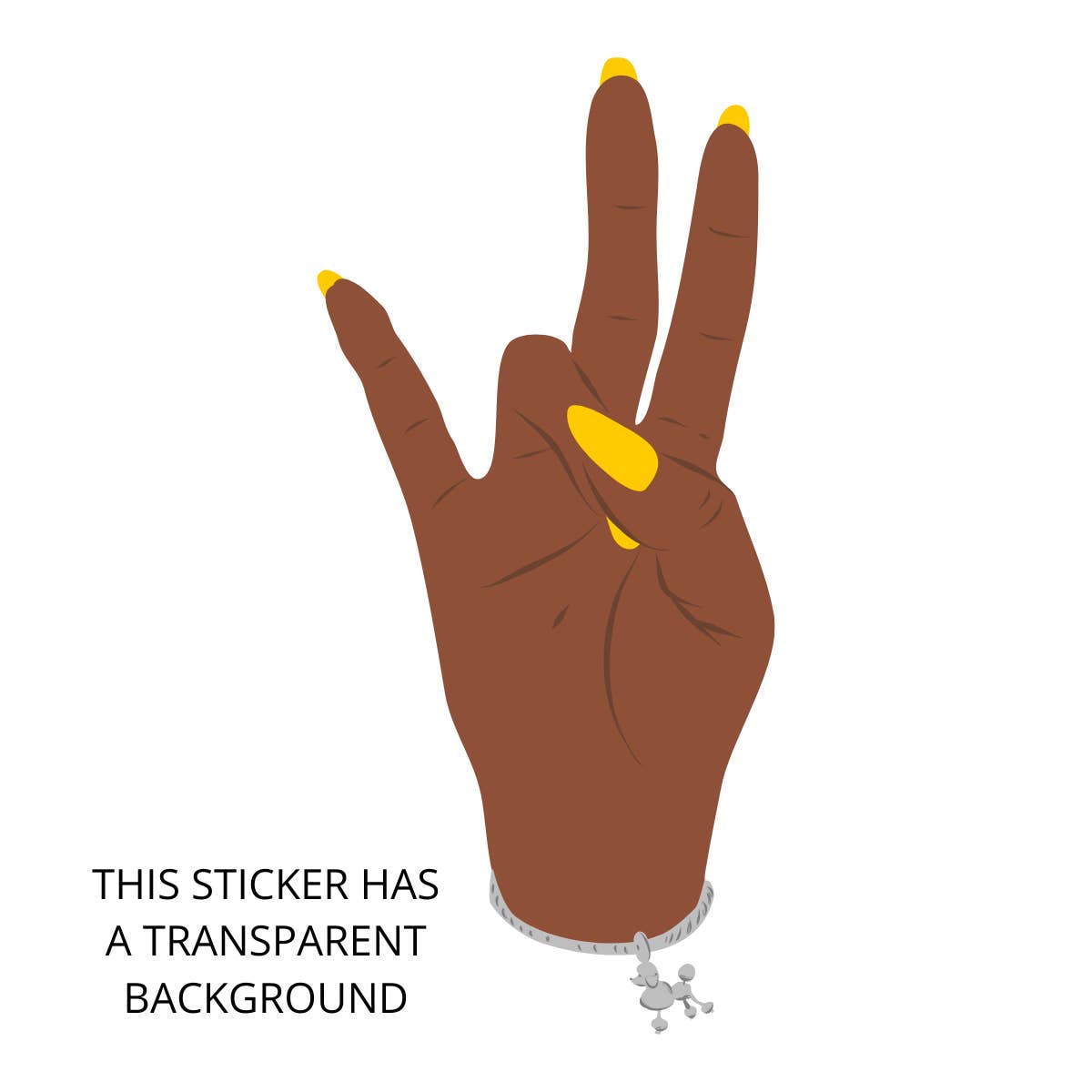 Royal Poodle Stickers | Sigma Gamma Rho Sorority| Sisterhood for wholesale by CheerNotes Greeting Cards & Stationery