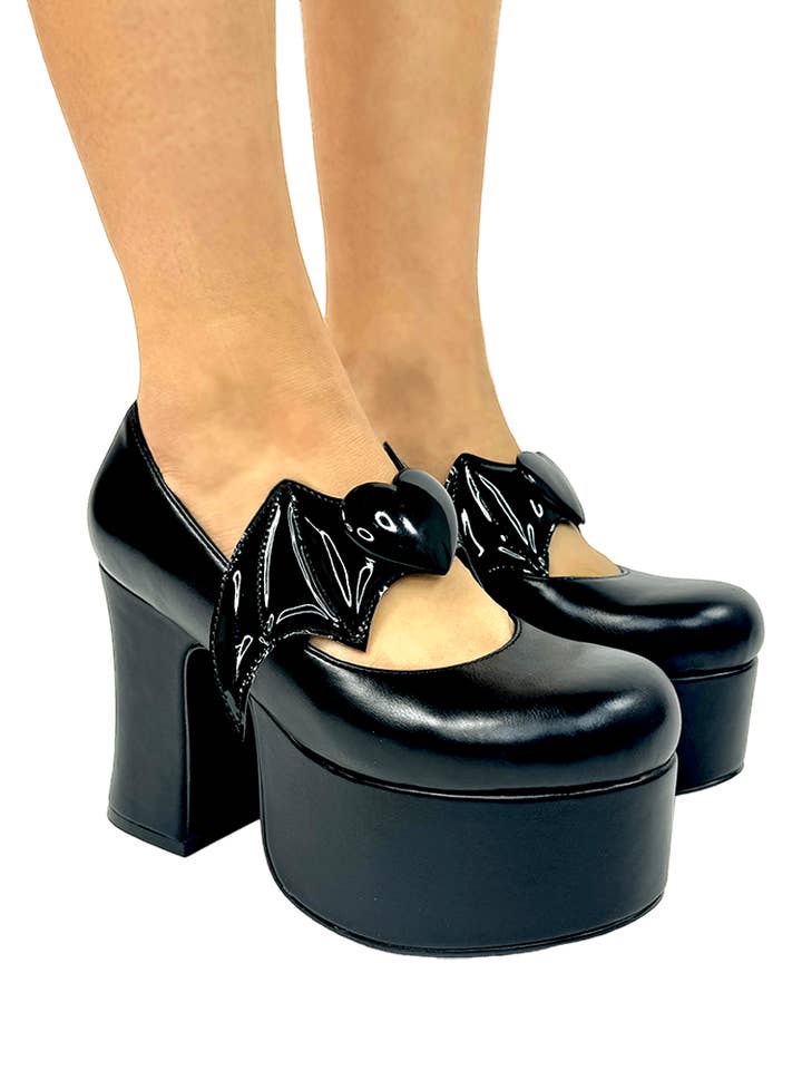 YRU Shoes - Wholesale Platform Heels - Women's - DEELITE DRACULAURA - BLACKOUT