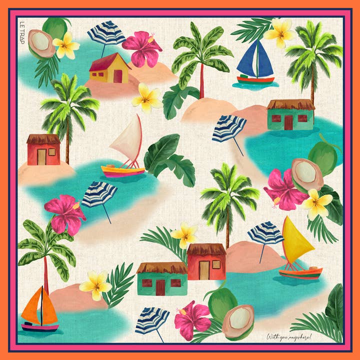 Foulard Tropical pour la vente par Le Trap