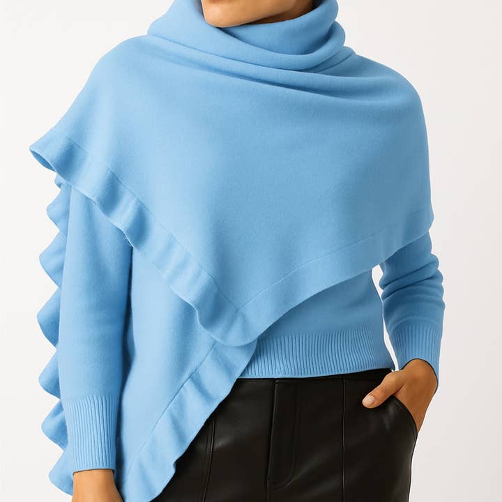 J'envie - Vendita all'ingrosso Stola - Donna - Il Wrap con Volant della Domenica8