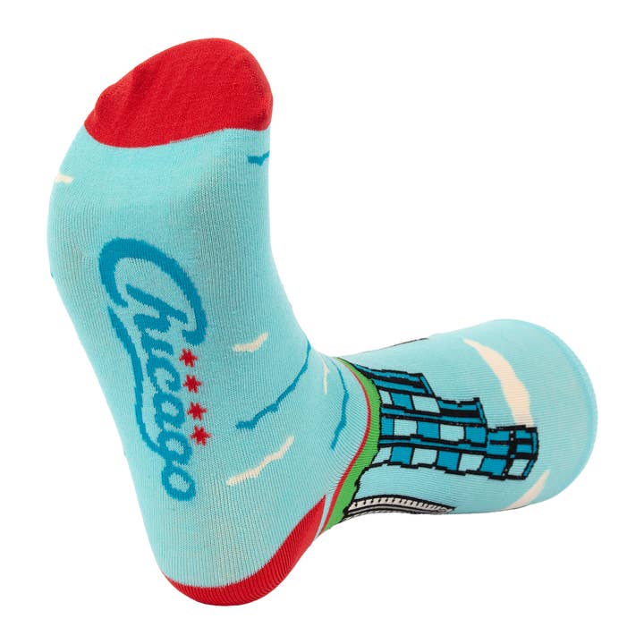 Transit Tees - Wholesale Socks - Unisex - Chicago Skyline Dress Socks8