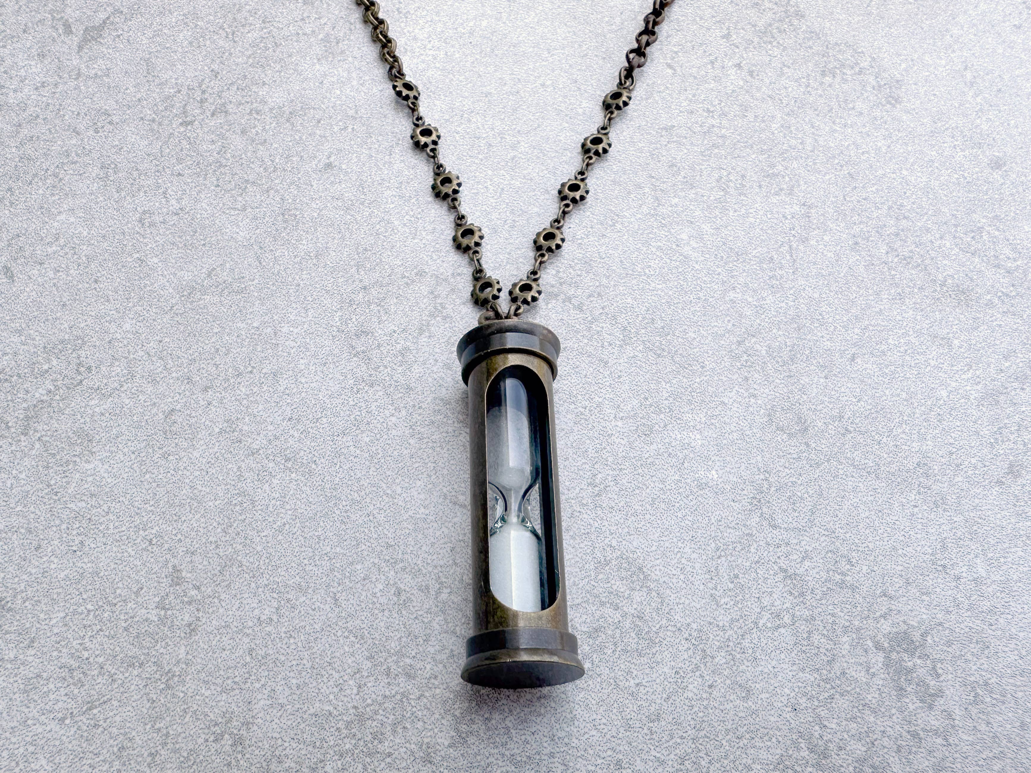 daniAWESOME - Wholesale Pendant/Charm Necklace - Hourglass Found Object Necklace4