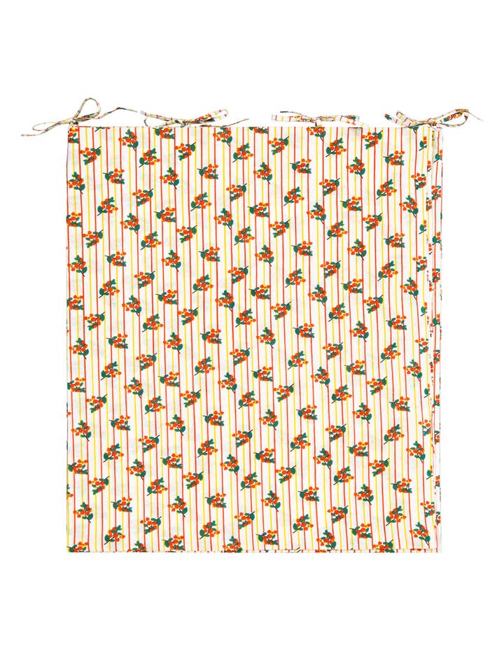 GARDIN BLOMST OG STRIBER 115x280cm for engroshandel hos Lucas du Tertre - Europe