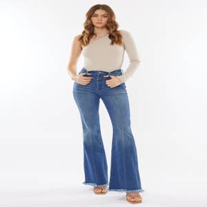 High-Rise YMI Jeans Extreme Flare Jeans – U Need Me Boutique LLC