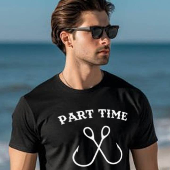 PB-3157. Part Time Graphic Tee for wholesale by Polar bee