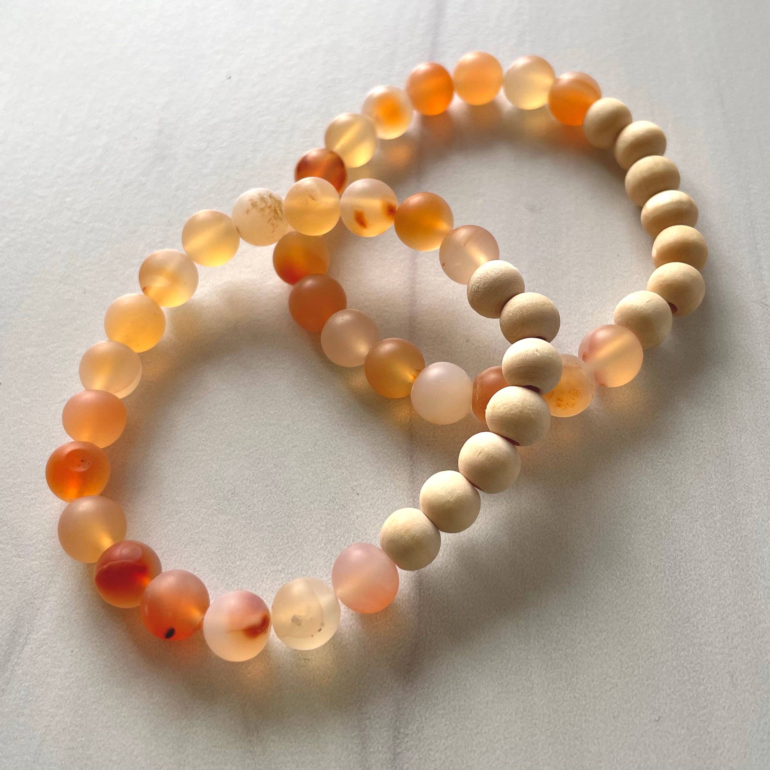 Batu Suci Handmade Jewelry - Wholesale Beaded Bracelet - Soul on Fire Diffuser Bracelet  |  Carnelian Aromatherapy Bracelet1