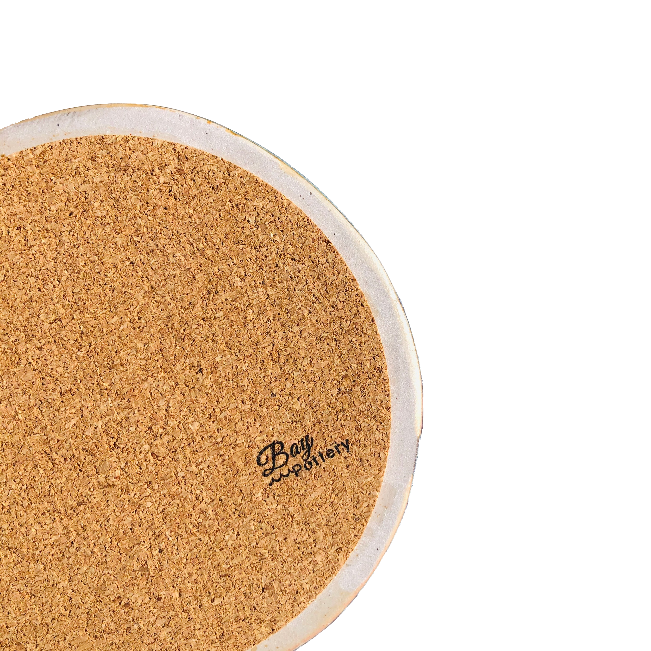 Bay Pottery - Wholesale Coasters - Coaster - Cork Back - Stoneware Pottery3