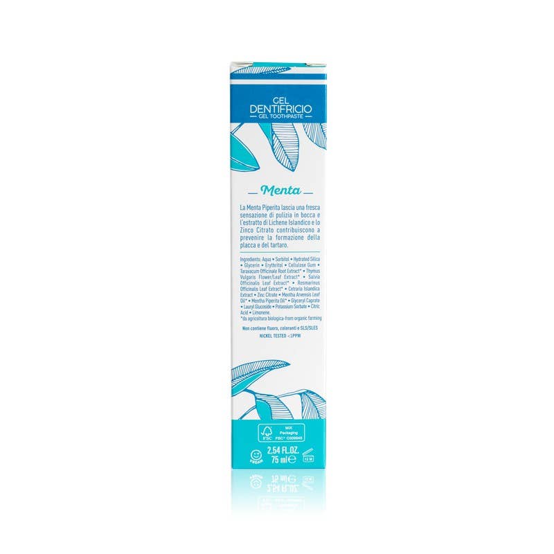 Officina Naturae - Wholesale Toothpaste - Natural Gel toothpaste Mint flavour2