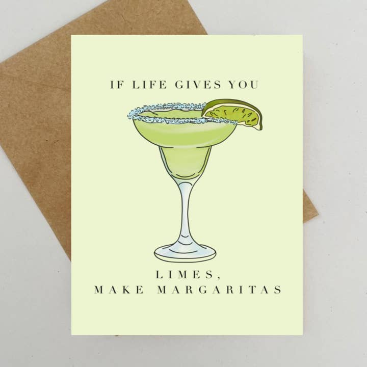 Made by Allie Co. - Wholesale Everyday Greeting Card - Make Margaritas Greeting Card0