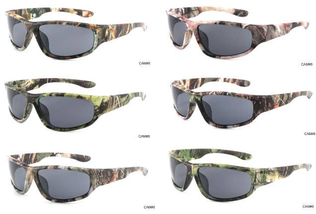 Apollo Eyewear - Wholesale Sunglasses - Unisex - Assorted Camo Sunglasses with Floor Display2