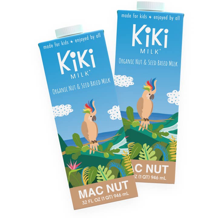 Kiki Milk - Wholesale Non-Dairy Milk - Mac Nut Kiki Milk • 32 fl oz • Pack of 64