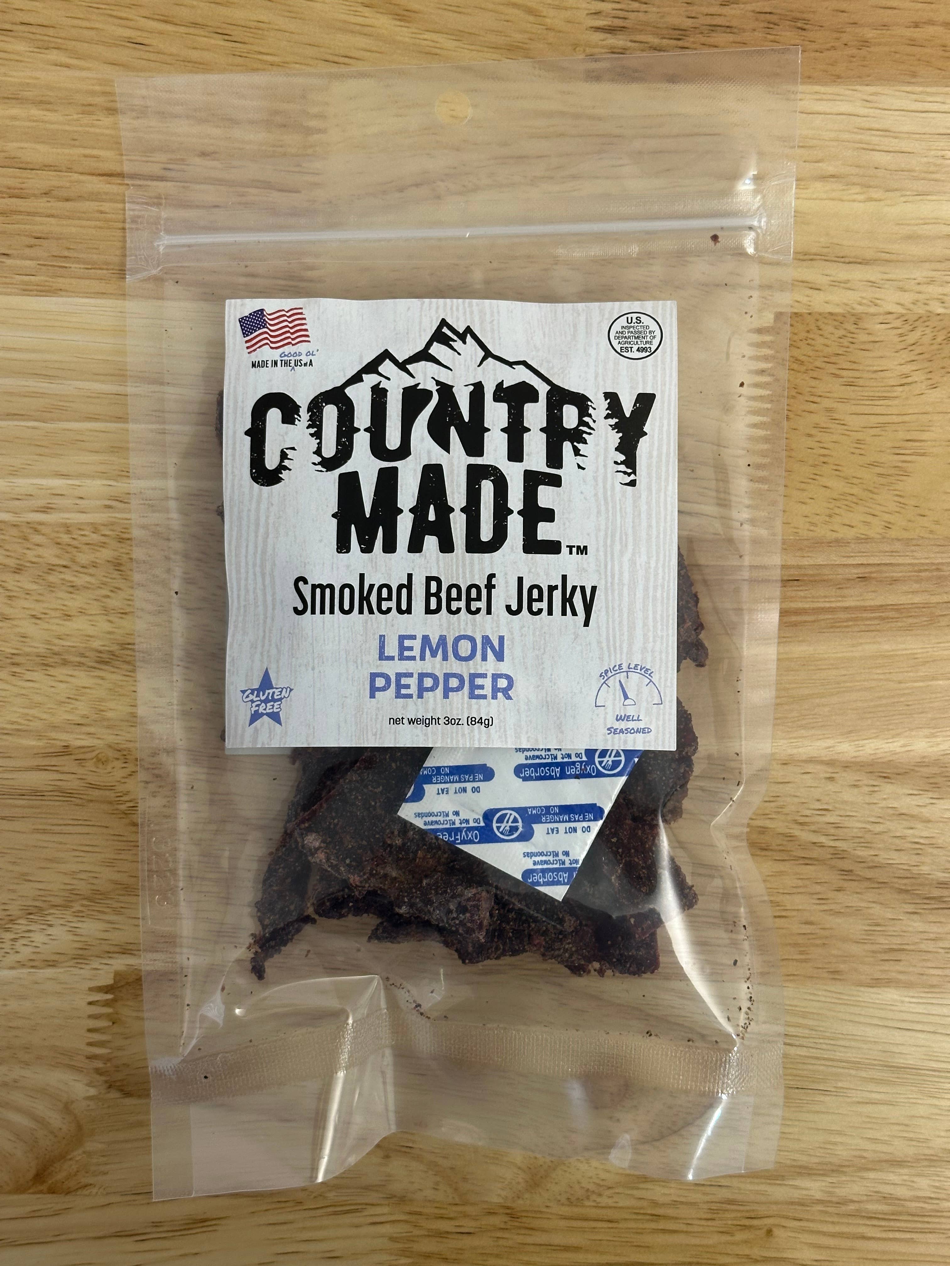 Country Made - Wholesale Jerky - Lemon Pepper Jerky2