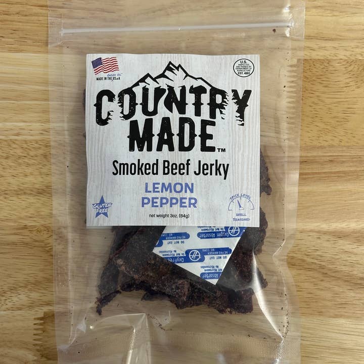 Country Made - Wholesale Jerky - Lemon Pepper Jerky2