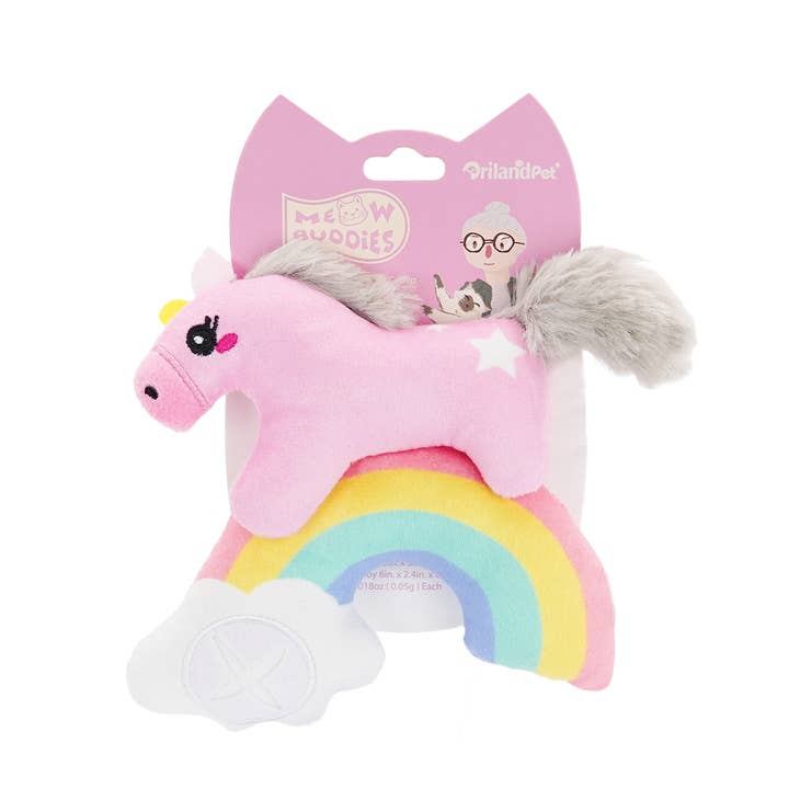 OrilandPet - Acchiappatore Pazzo | Unicorno & Arcobaleno - Giocattolo per Gatti per la vendita all'ingrosso da parte di Hugsmart Products Inc