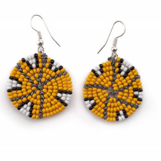 Disc Pendant Earrings for wholesale by BeadWORKS